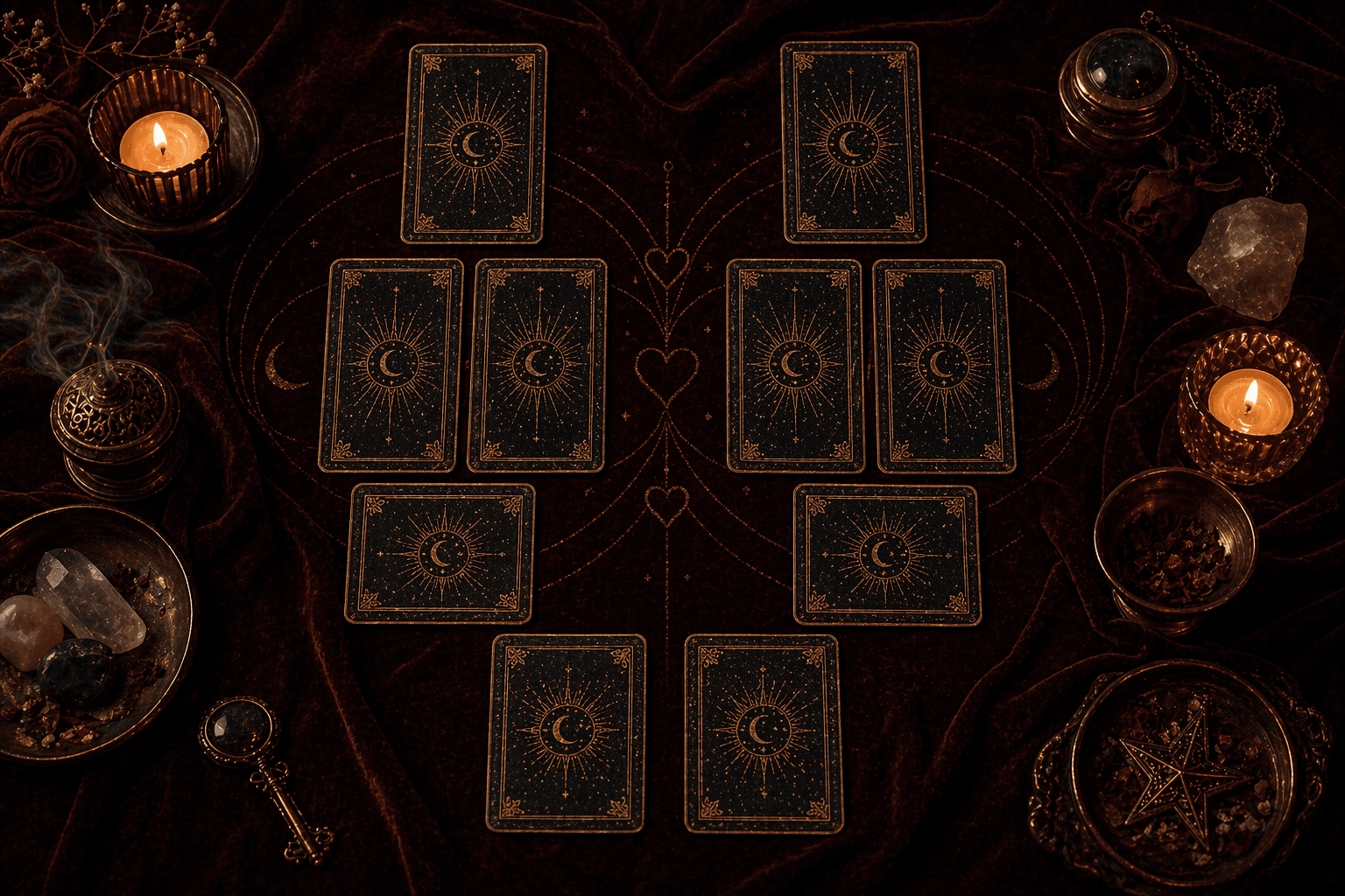 10 Card Relationship Spread